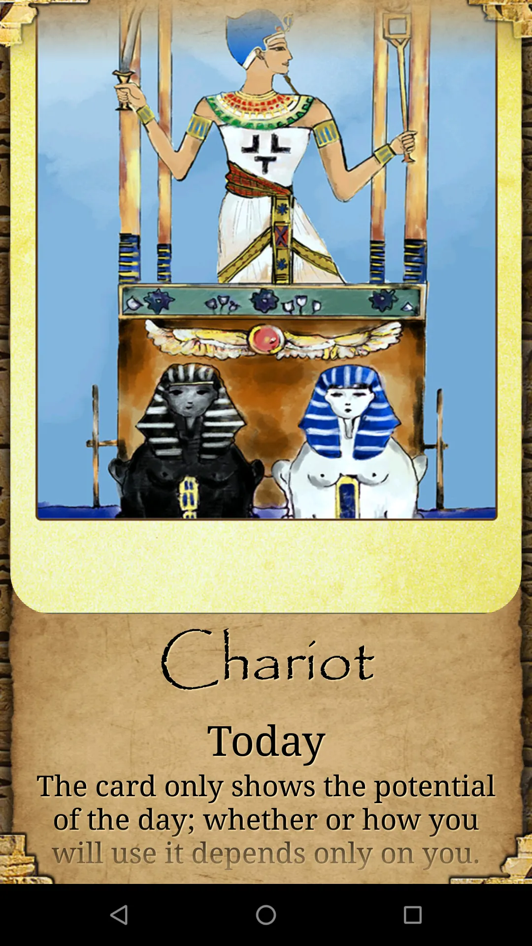 Egypt Tarot Cards | Indus Appstore | Screenshot