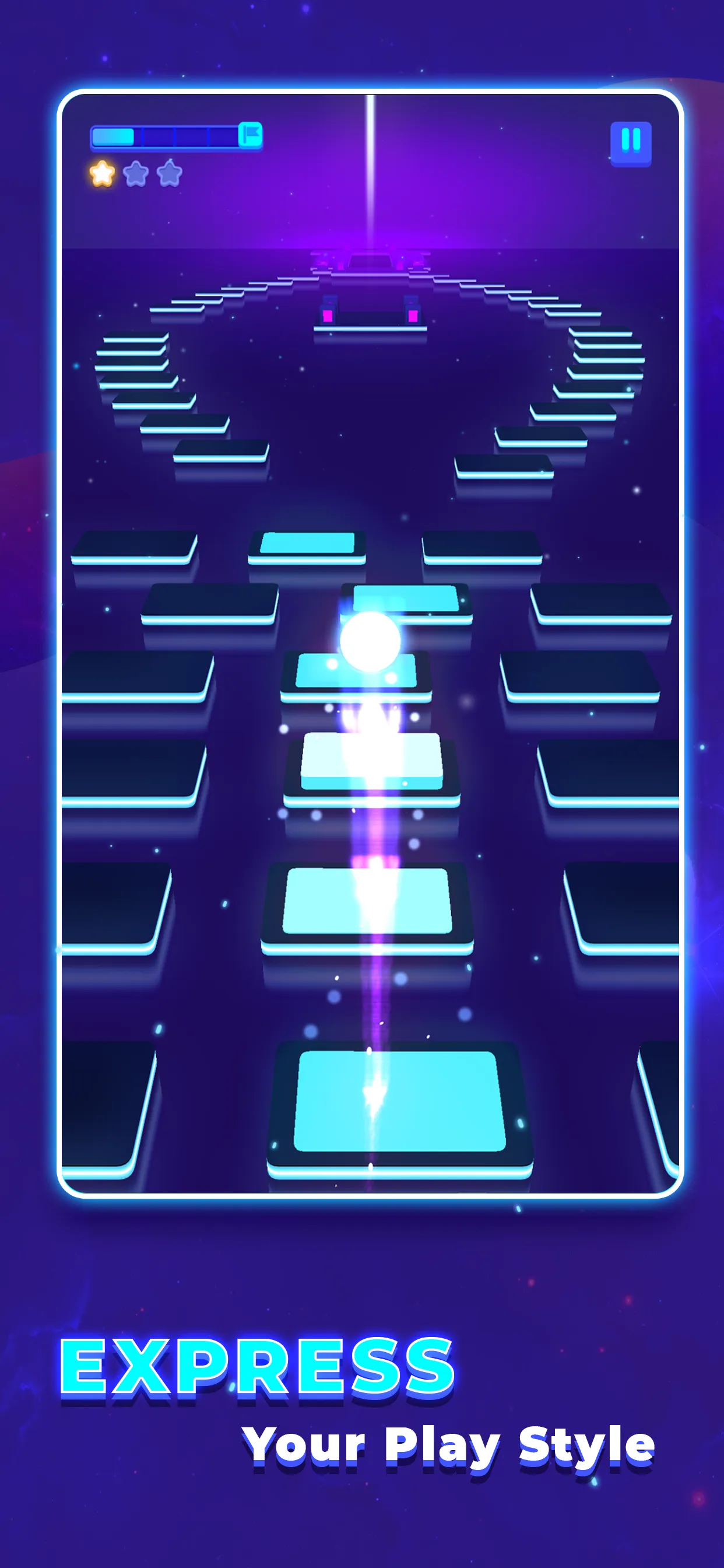 Jump Ball: Tiles and Beats | Indus Appstore | Screenshot