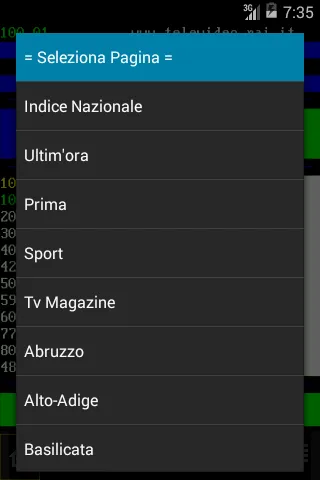 Televideo Teletext | Indus Appstore | Screenshot