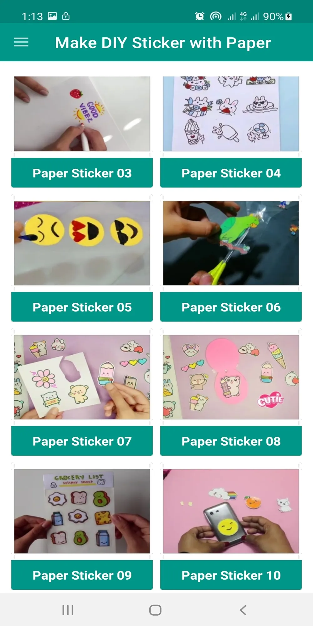 Make DIY Stickers with Paper | Indus Appstore | Screenshot