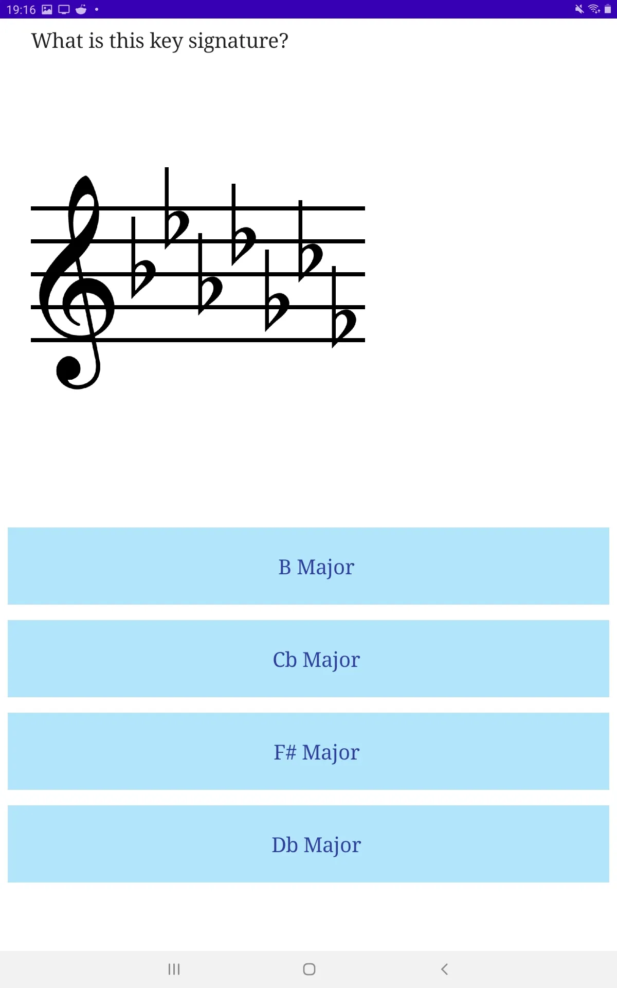 Music Theory Quiz | Indus Appstore | Screenshot