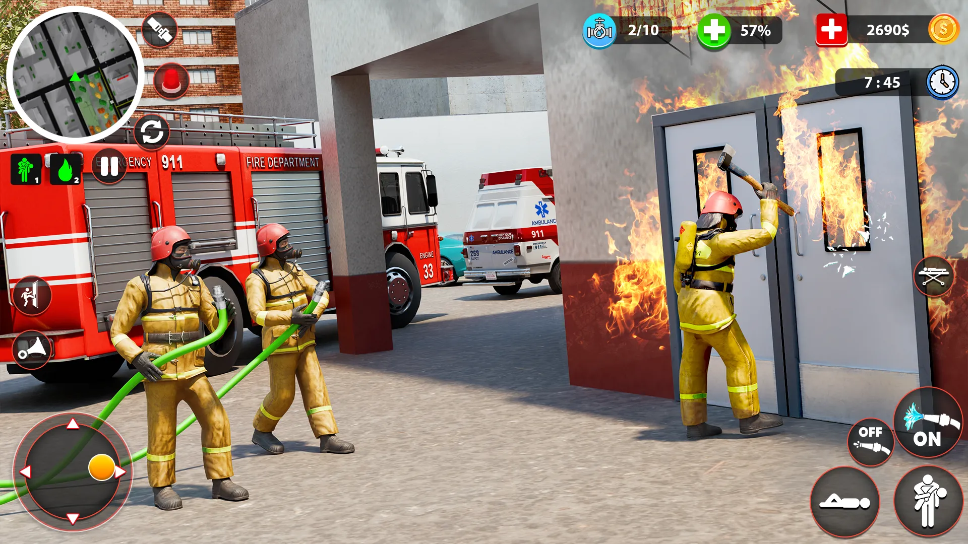 City Rescue Fire Truck 3D Game | Indus Appstore | Screenshot