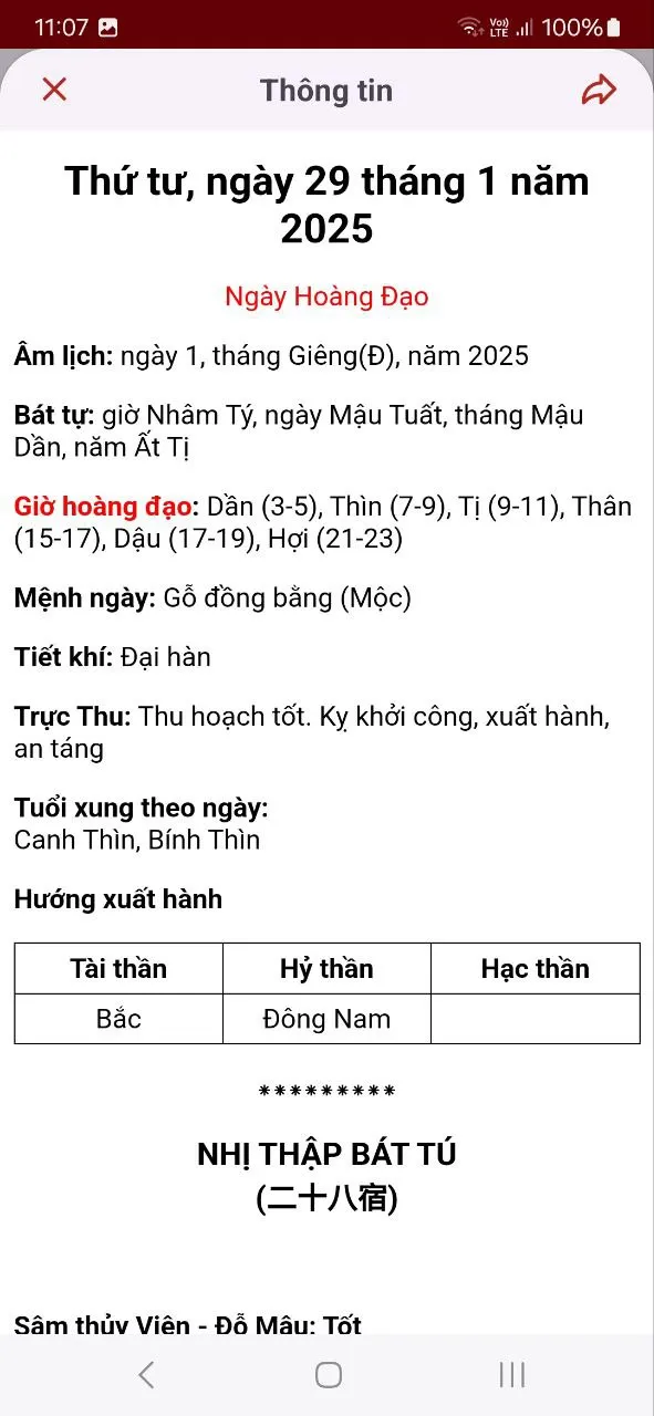 Vietnamese lunar calendar | Indus Appstore | Screenshot