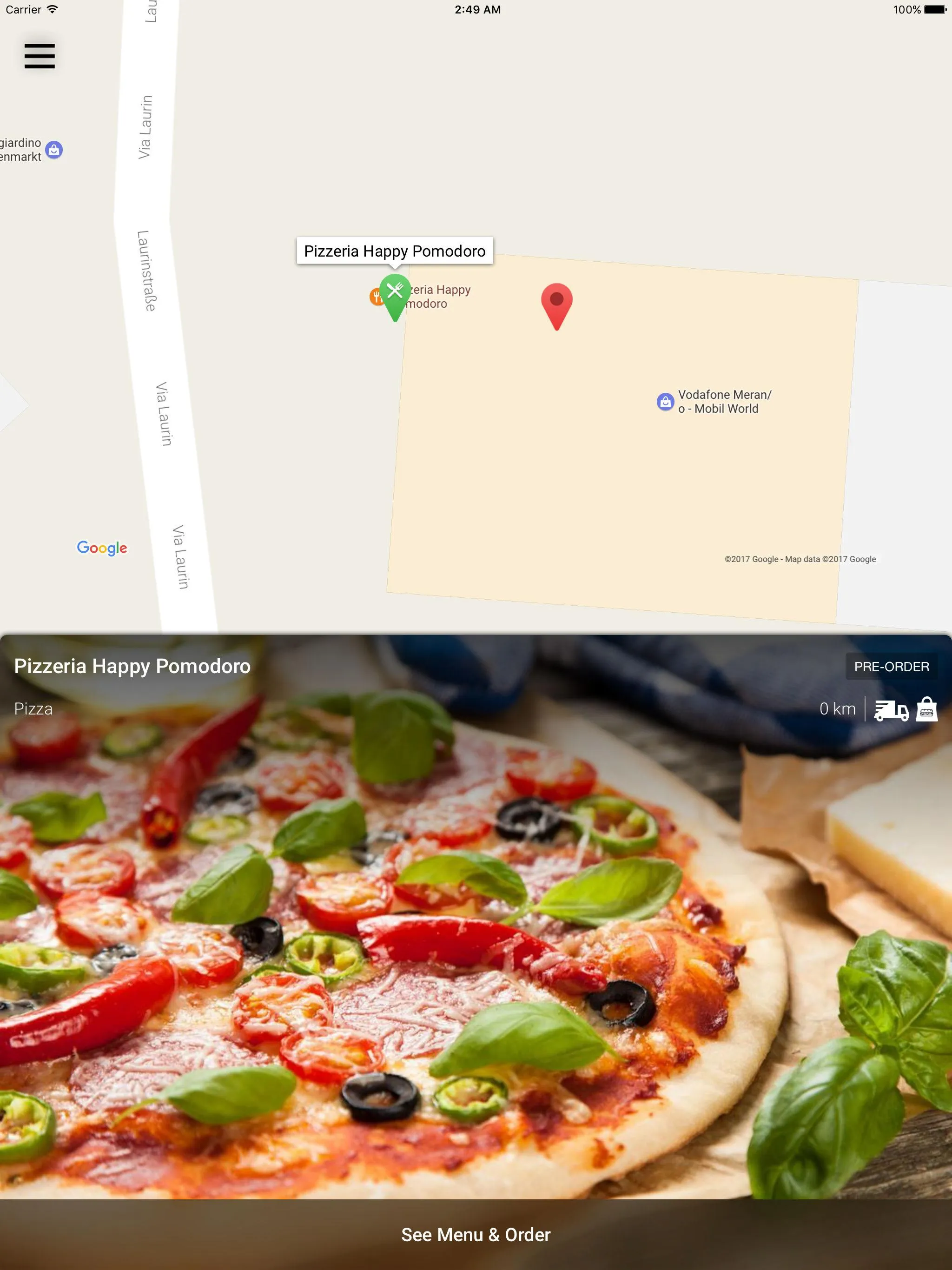 Pizzeria Happy Pomodoro | Indus Appstore | Screenshot