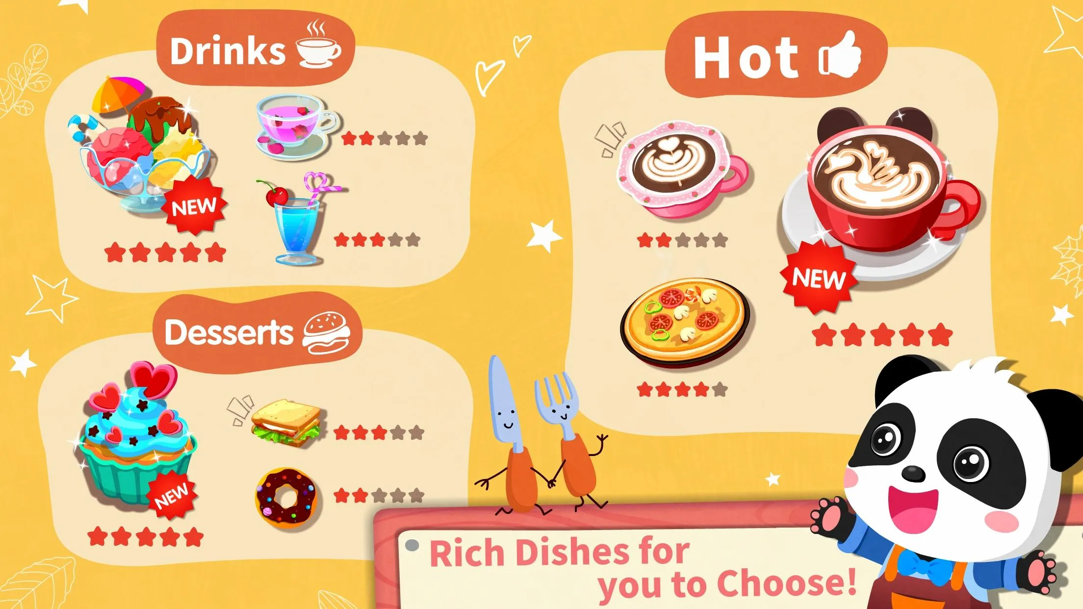 Baby Panda’s Summer: Café | Indus Appstore | Screenshot