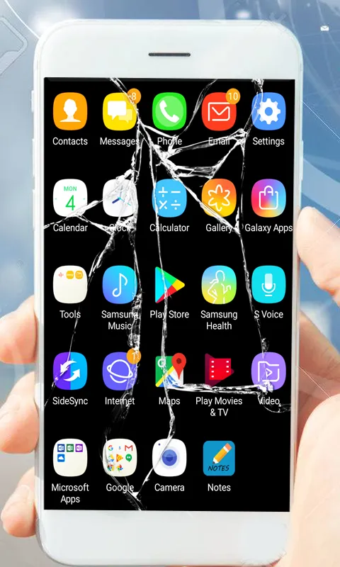 Broken Screen Prank | Indus Appstore | Screenshot