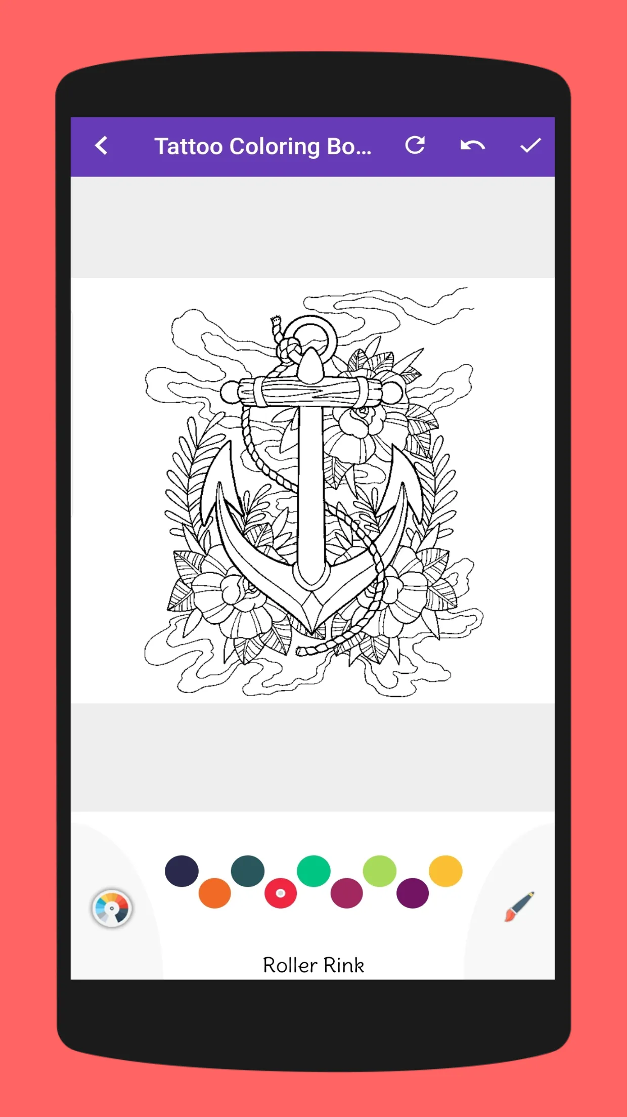 Tattoo Designs Coloring Book | Indus Appstore | Screenshot