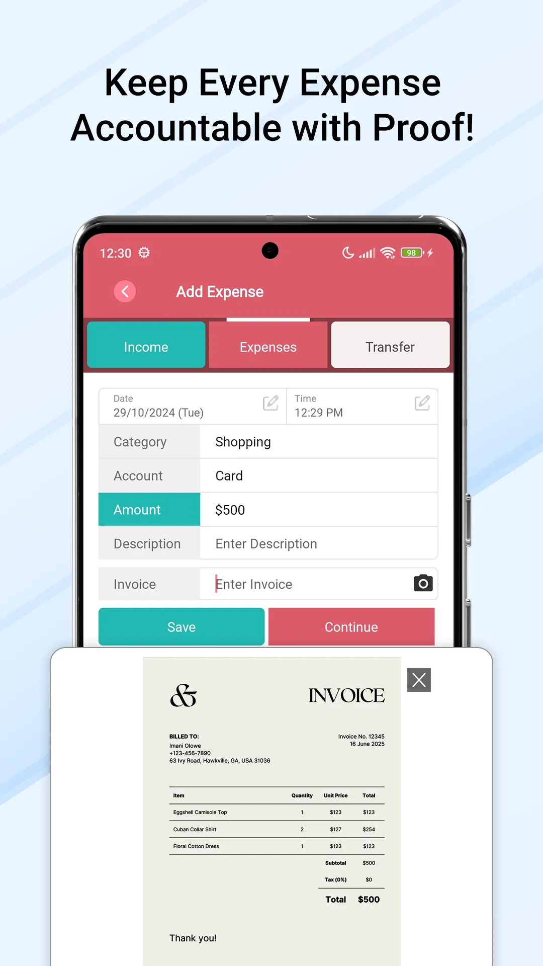 Wallet: Income Expense Tracker | Indus Appstore | Screenshot