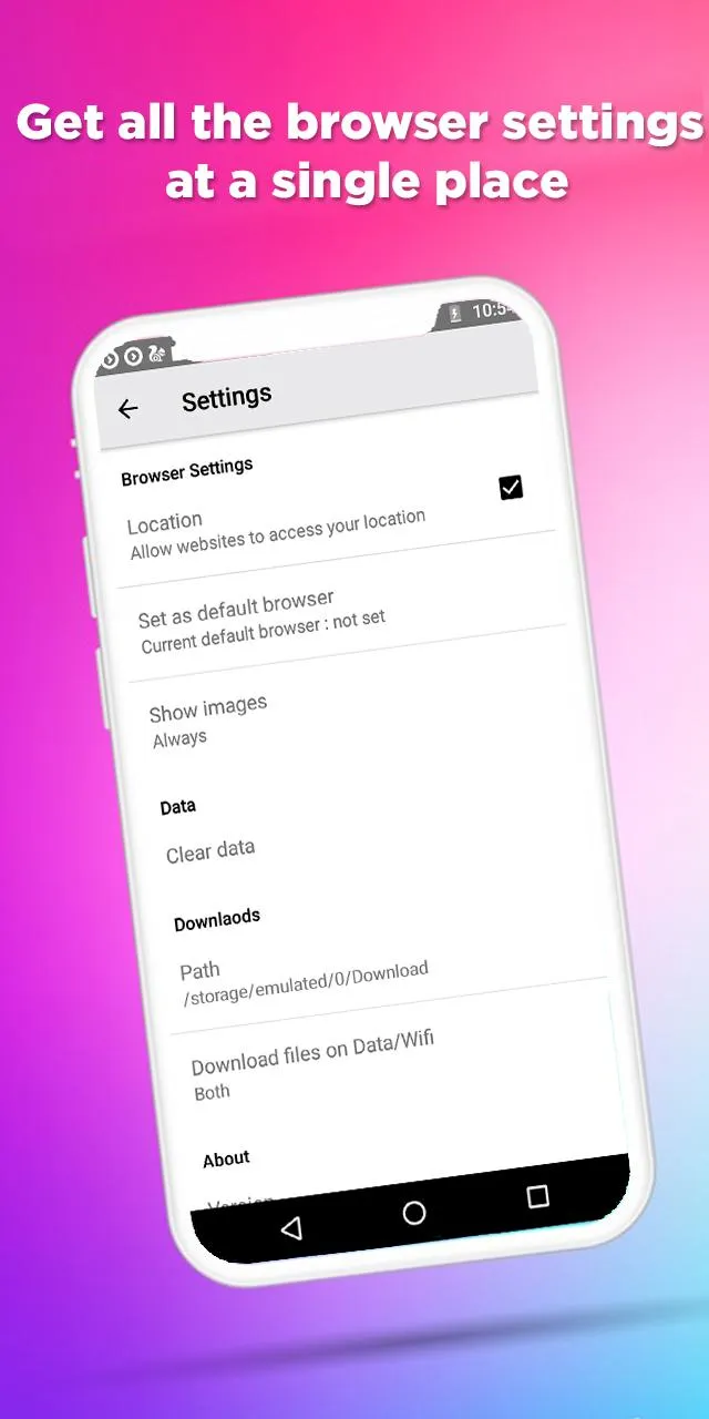 NinjaFox Browser | Indus Appstore | Screenshot