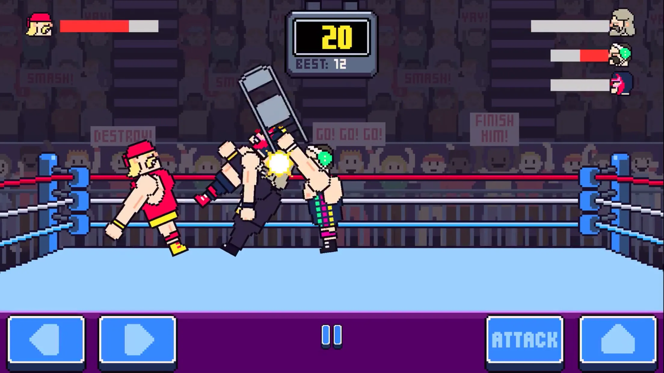 Rowdy Wrestling | Indus Appstore | Screenshot