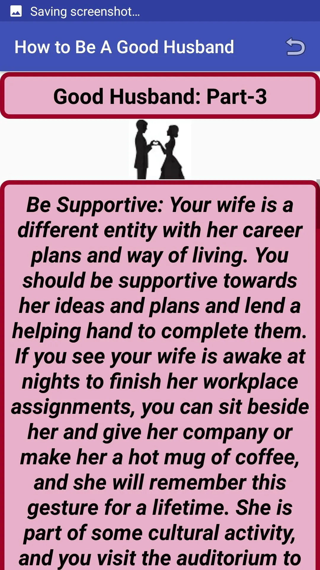 How To Be A Good Husband | Indus Appstore | Screenshot