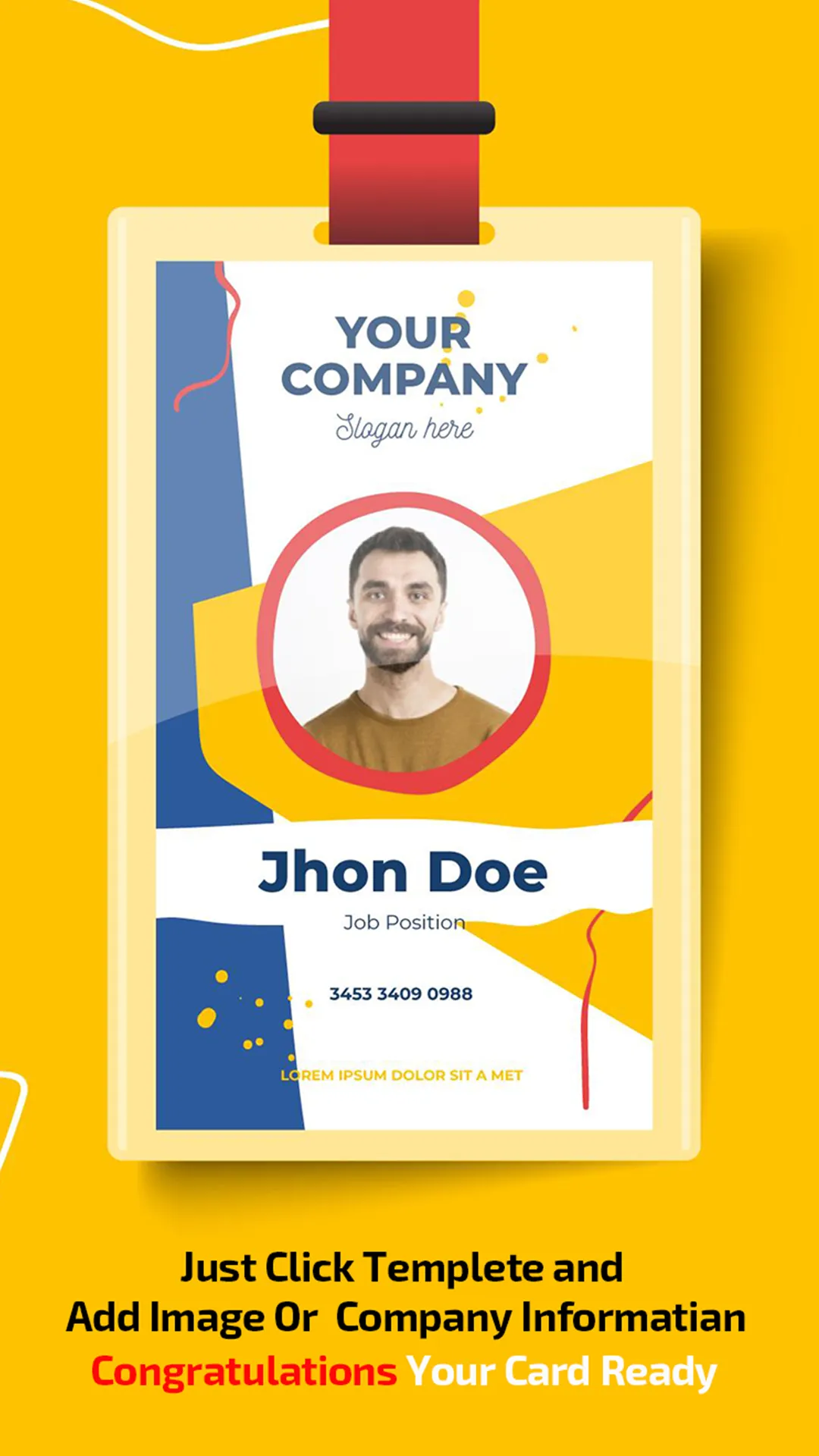 Employee Card Maker | Indus Appstore | Screenshot