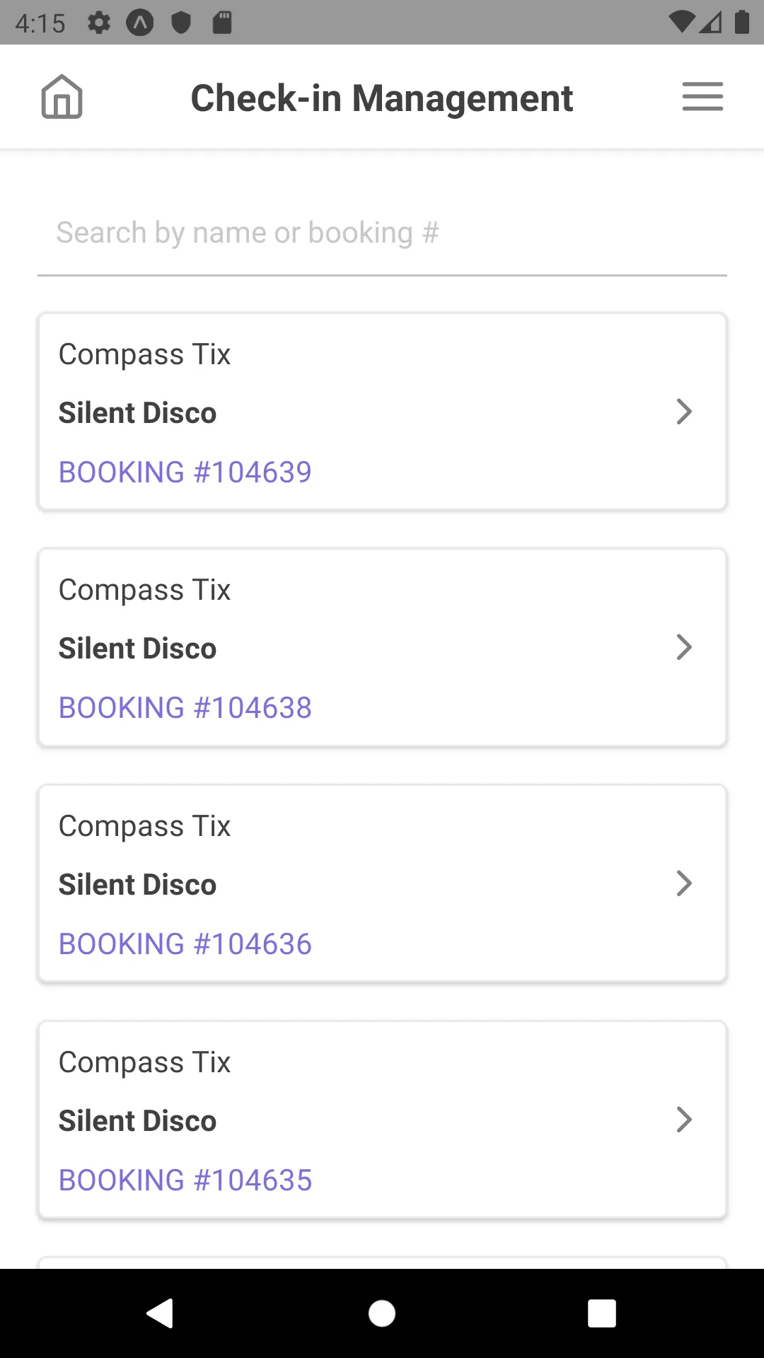 CompassTix Usher | Indus Appstore | Screenshot