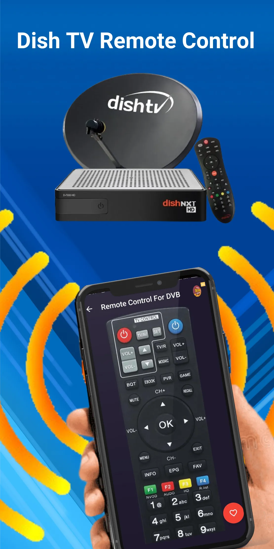 Remote Control Dish Cable Box | Indus Appstore | Screenshot