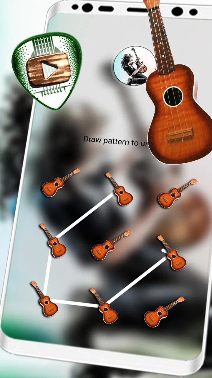 Guitar Rockstar Launcher Theme | Indus Appstore | Screenshot