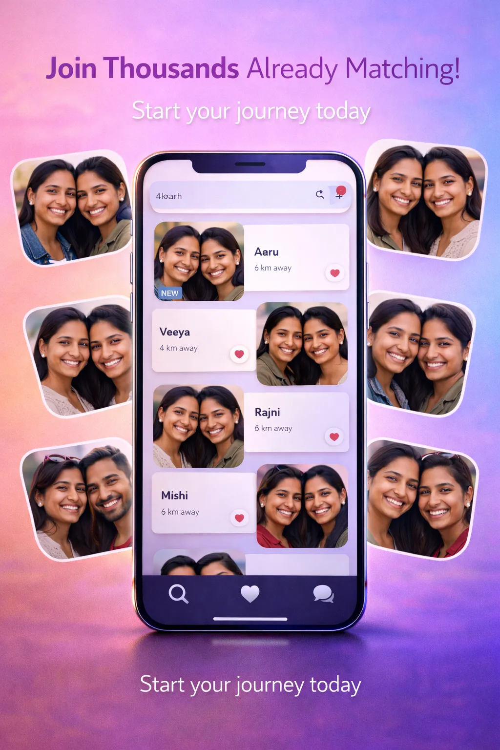 Premika : Near Lesbian Dating | Indus Appstore | Screenshot