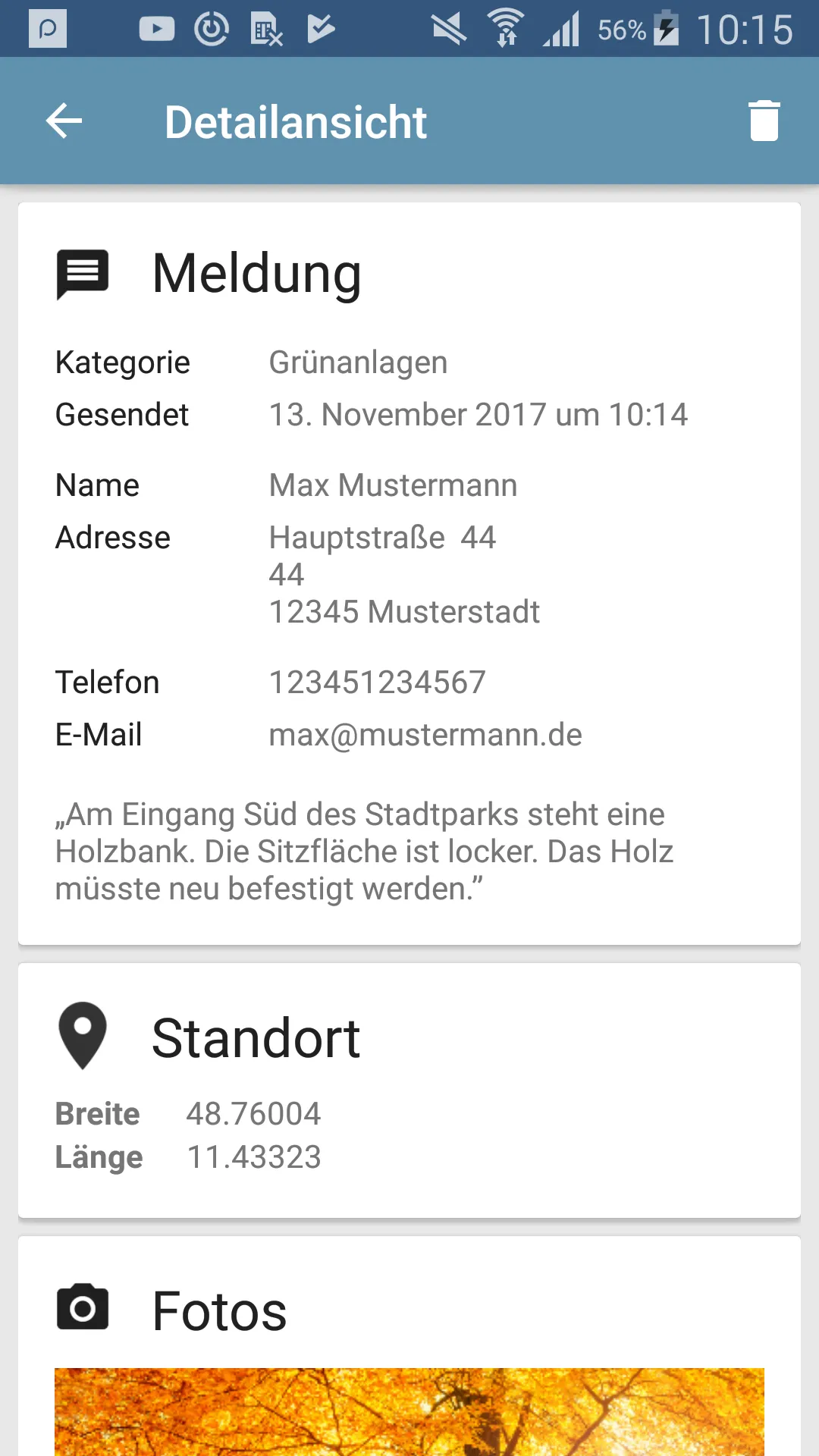 Mängelmelder Ingolstadt | Indus Appstore | Screenshot