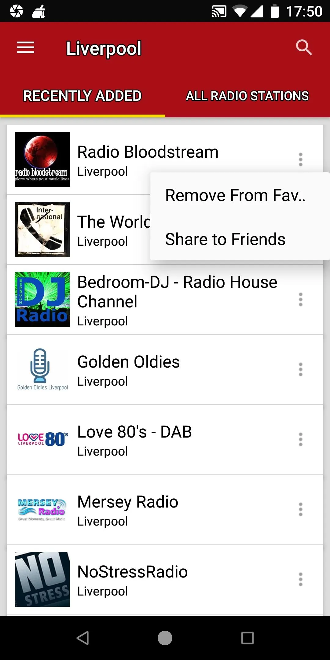 Liverpool Radio Stations - UK | Indus Appstore | Screenshot