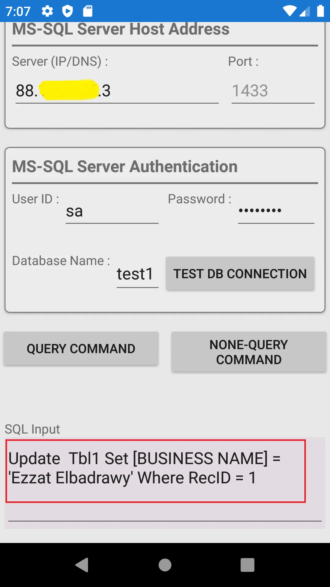 MSSQL Portal App | Indus Appstore | Screenshot