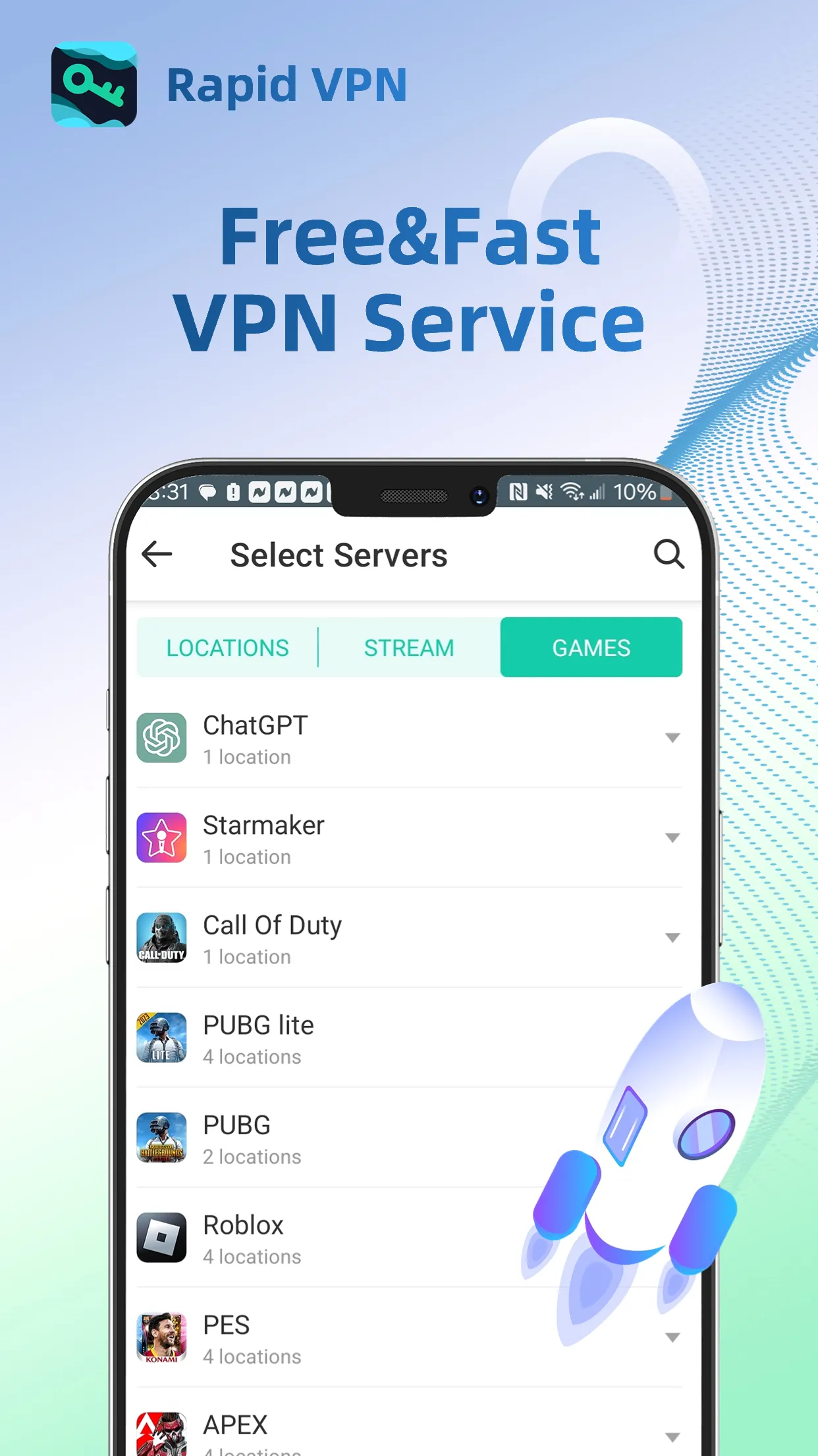 Rapid VPN - Safe Secure Proxy | Indus Appstore | Screenshot