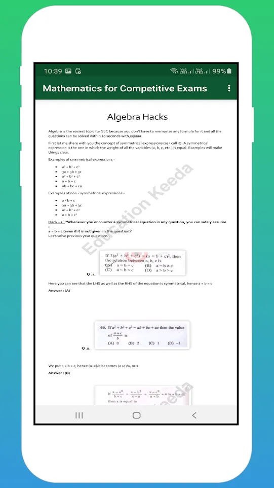 Quantitative Aptitude Notes | Indus Appstore | Screenshot