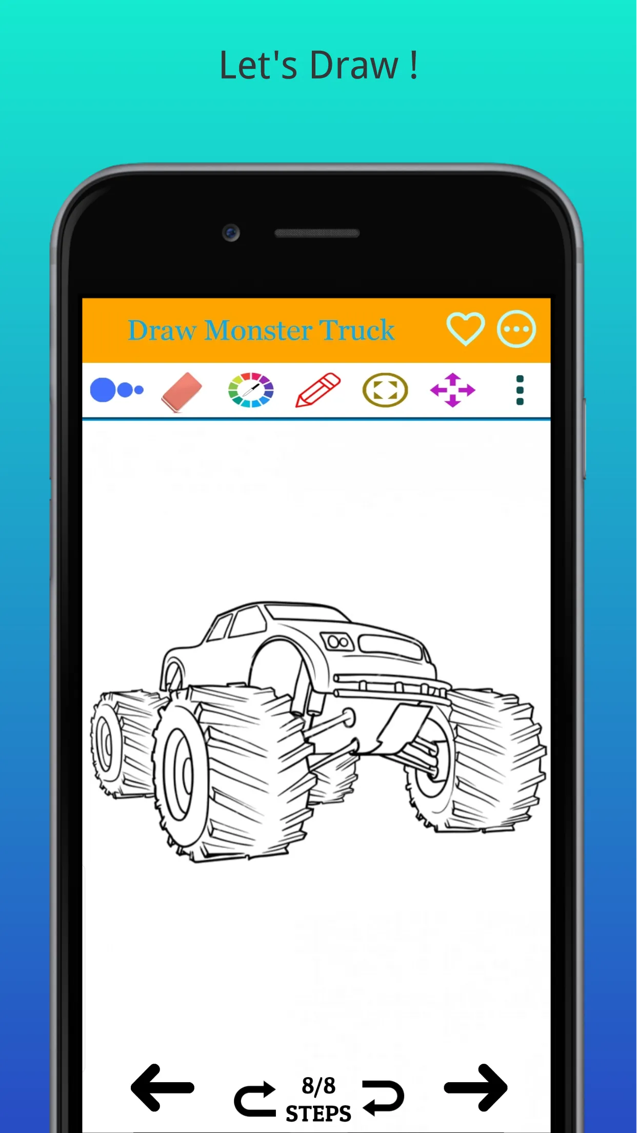 How to Draw Monster Truck Easy | Indus Appstore | Screenshot