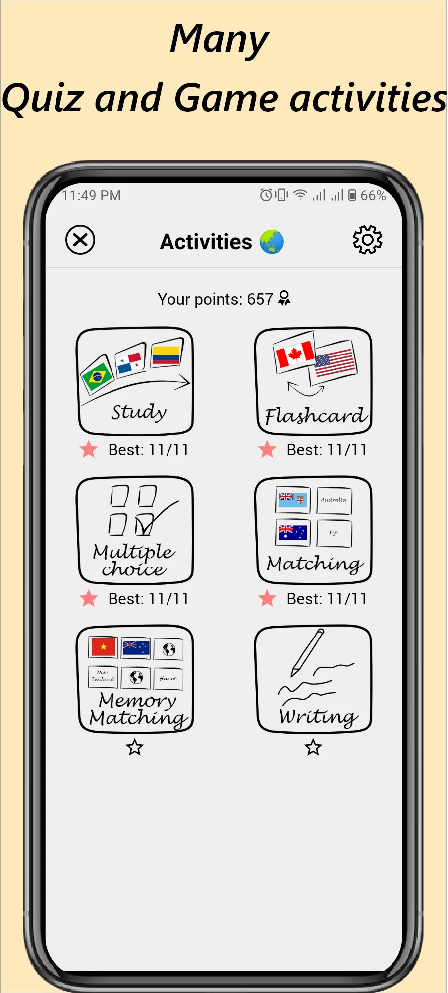 Flags and Countries of the Wor | Indus Appstore | Screenshot