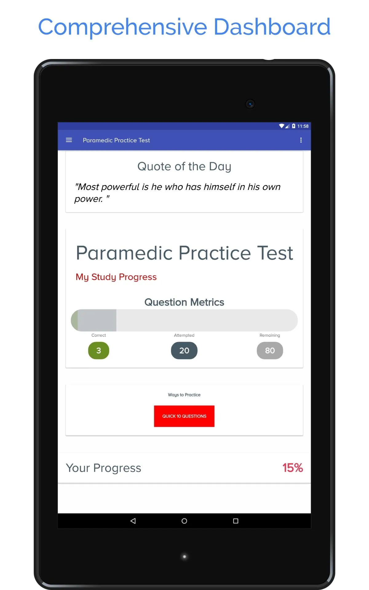 Paramedic Practice Test | Indus Appstore | Screenshot