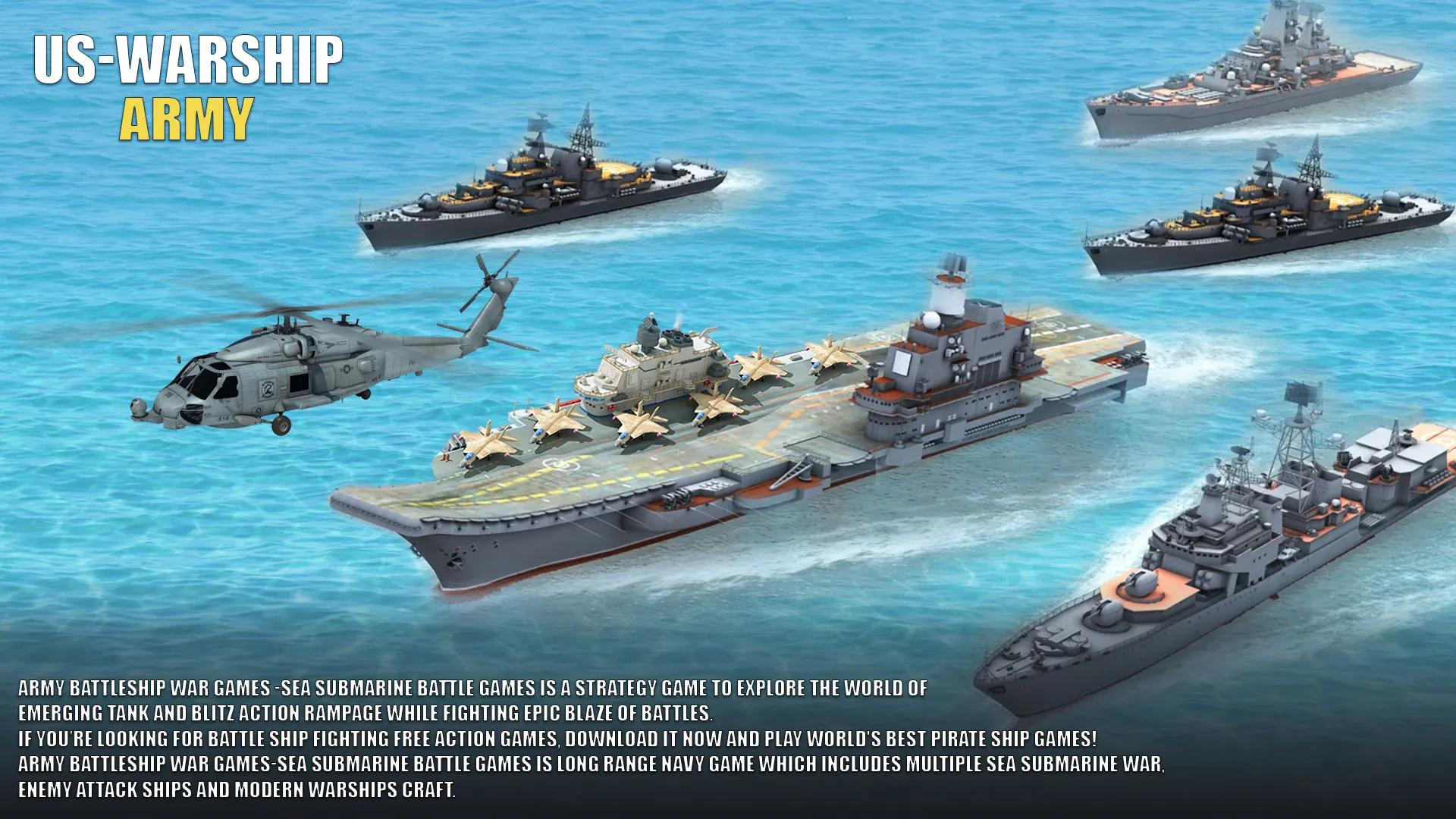 US Warship Army Battle Ship | Indus Appstore | Screenshot