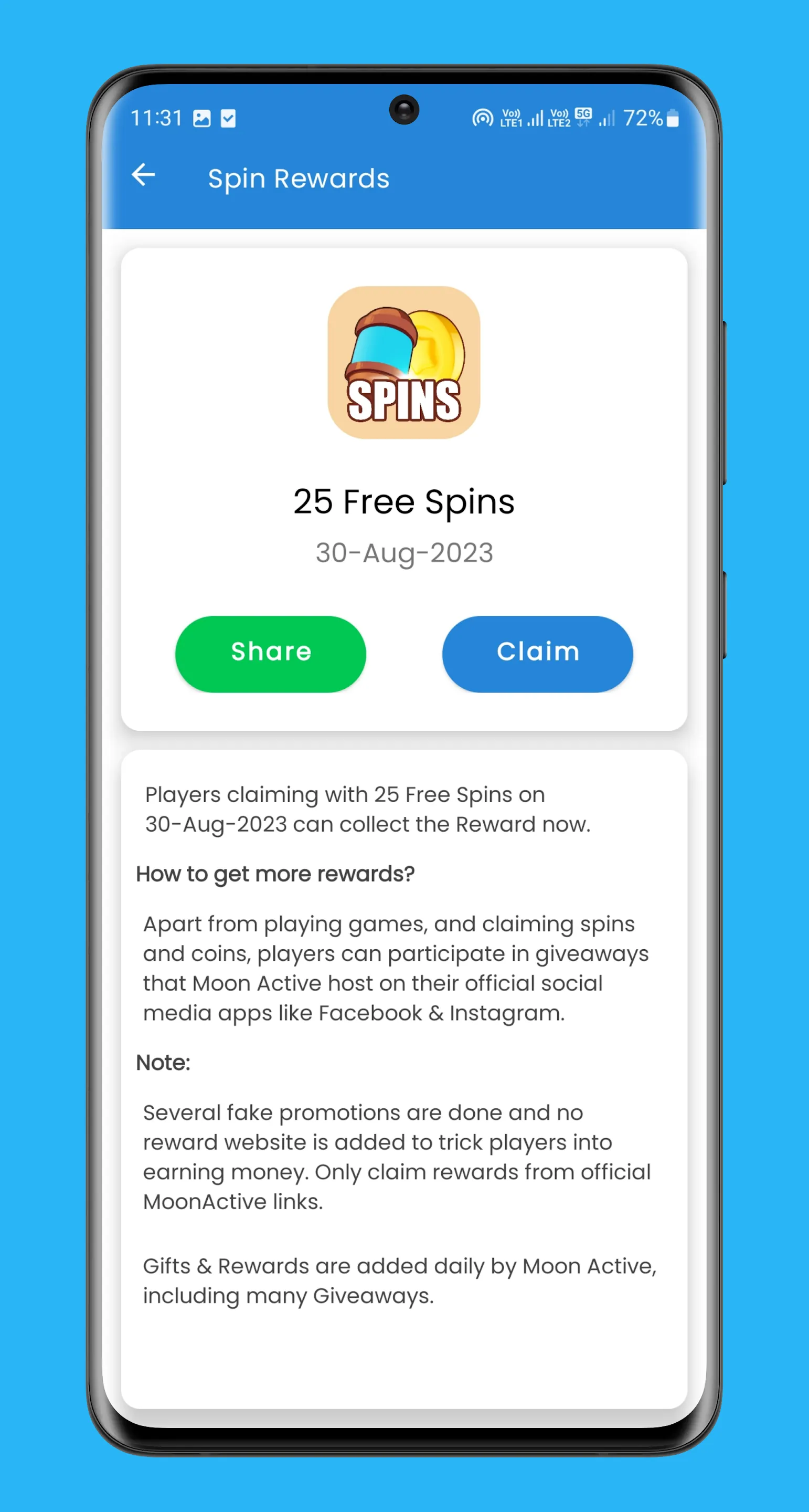 Spins Coins - Coin Master Spin | Indus Appstore | Screenshot