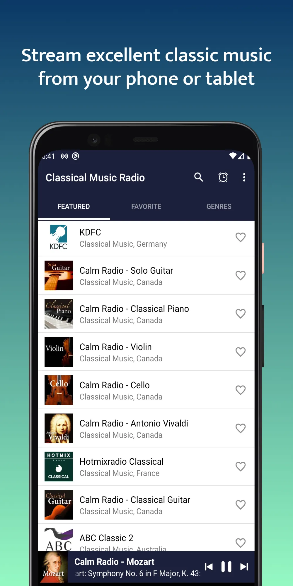 Classical Music Radio | Indus Appstore | Screenshot