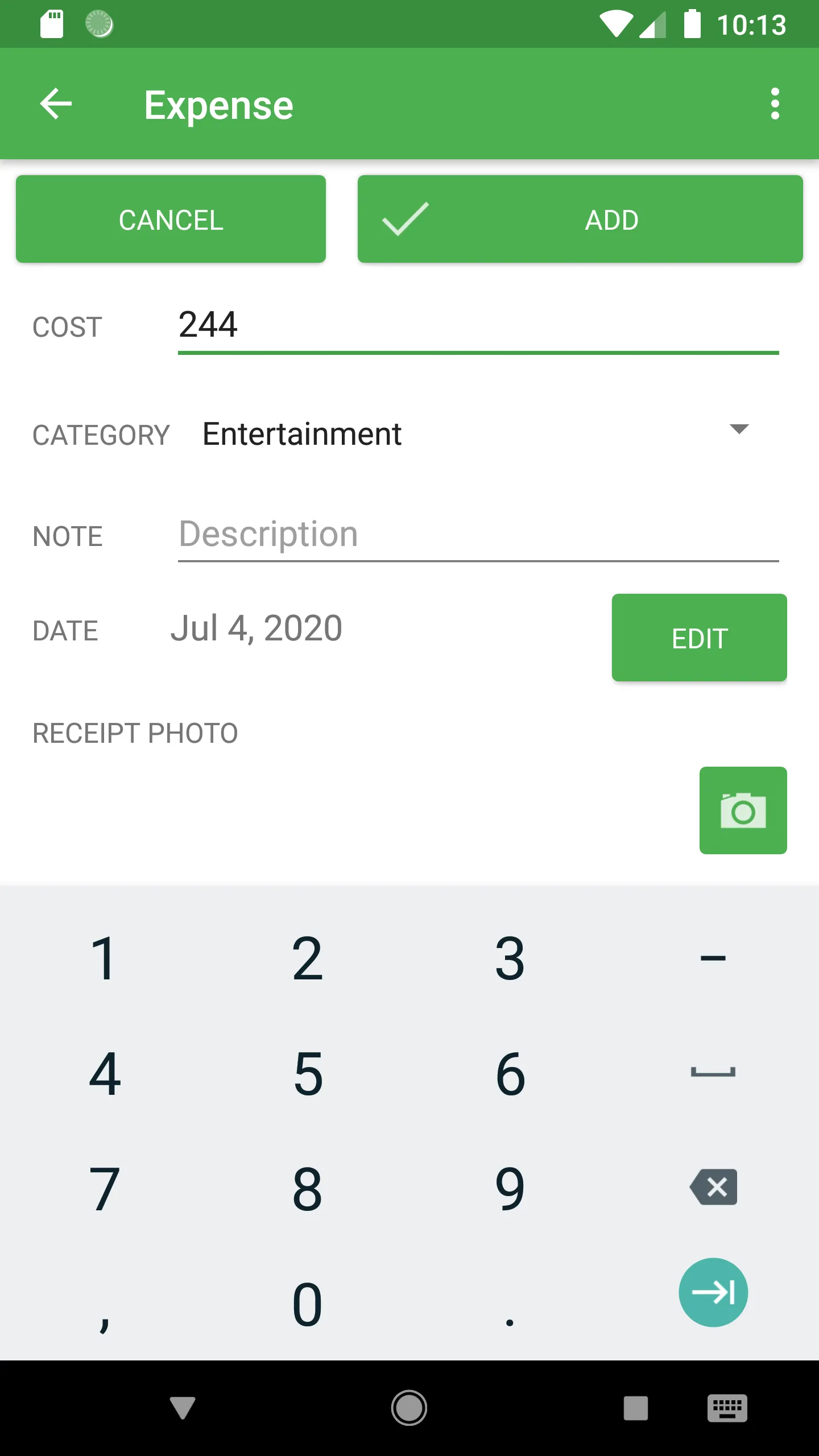 Cash Expenses | Indus Appstore | Screenshot