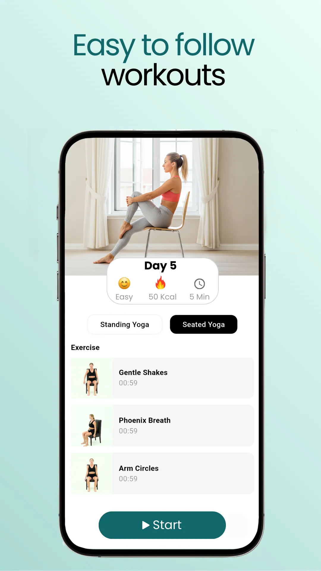 Tai Chi & Chair Yoga at Home | Indus Appstore | Screenshot