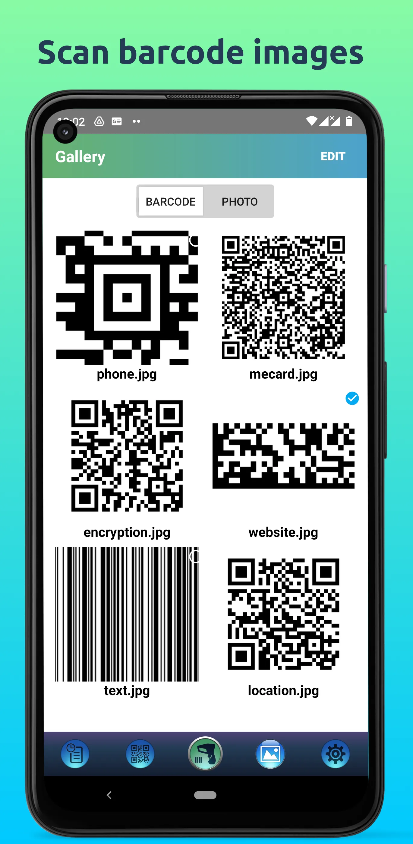 Green QR & Barcode Scanner | Indus Appstore | Screenshot