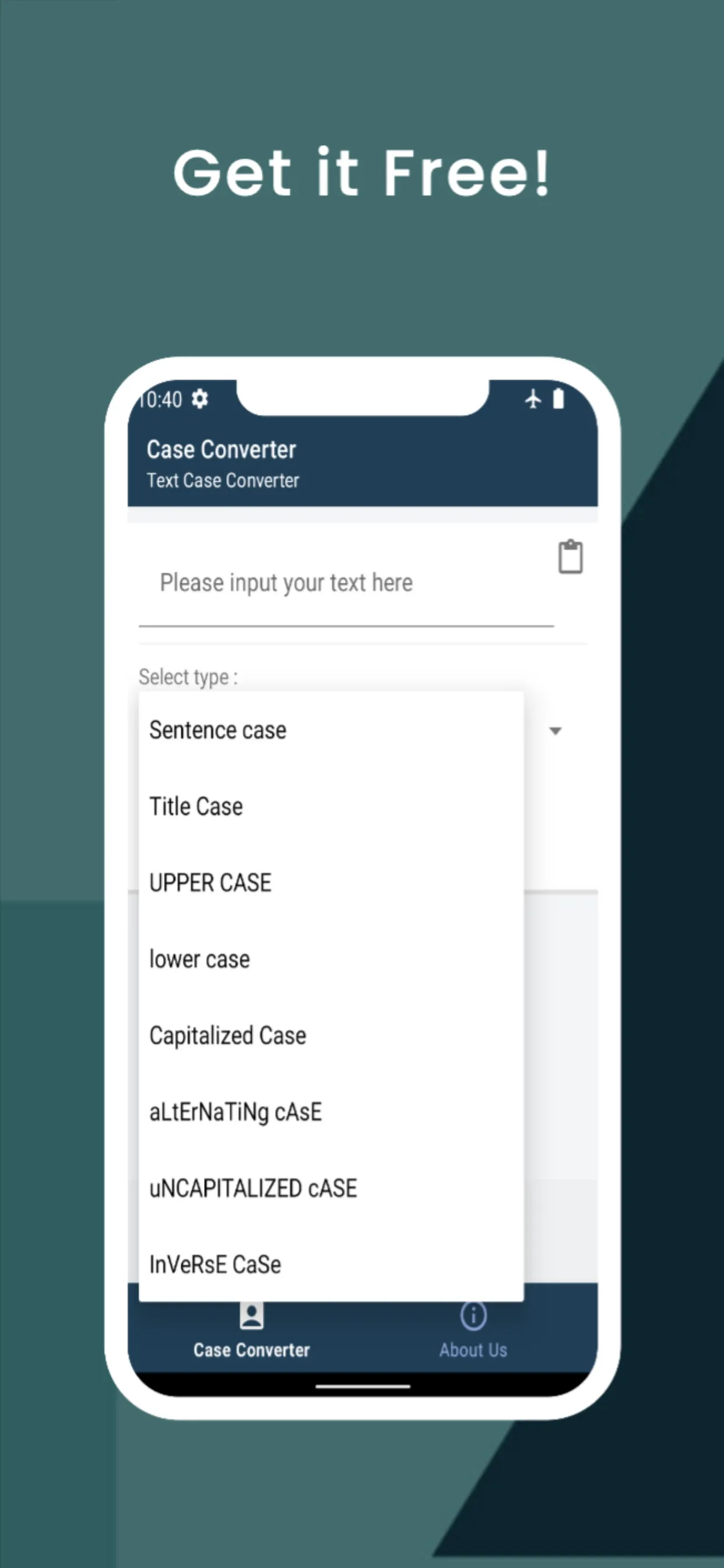 Text Case Converter | Indus Appstore | Screenshot