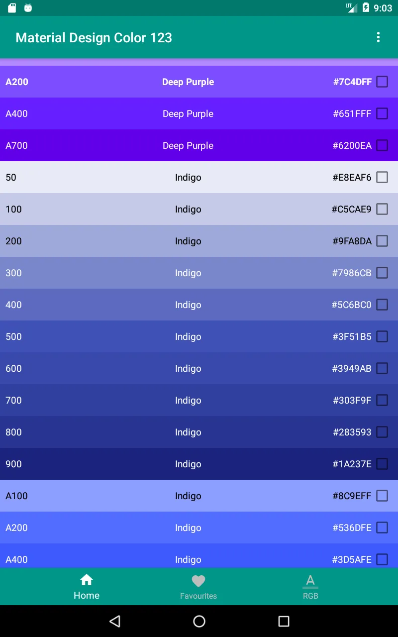 Material Design Color 123 | Indus Appstore | Screenshot
