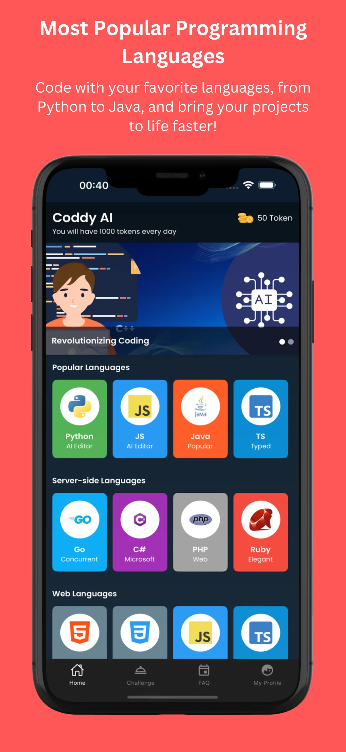 AI Coding Editor & Compiler | Indus Appstore | Screenshot
