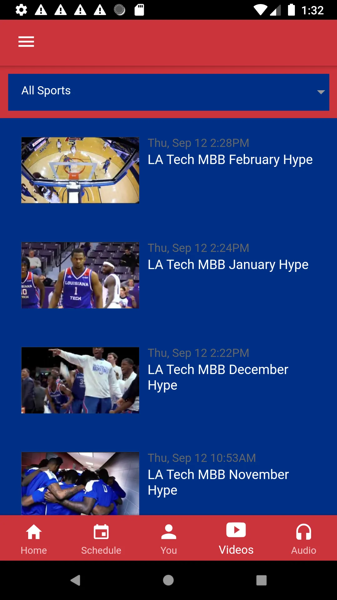 LA Tech Athletics | Indus Appstore | Screenshot