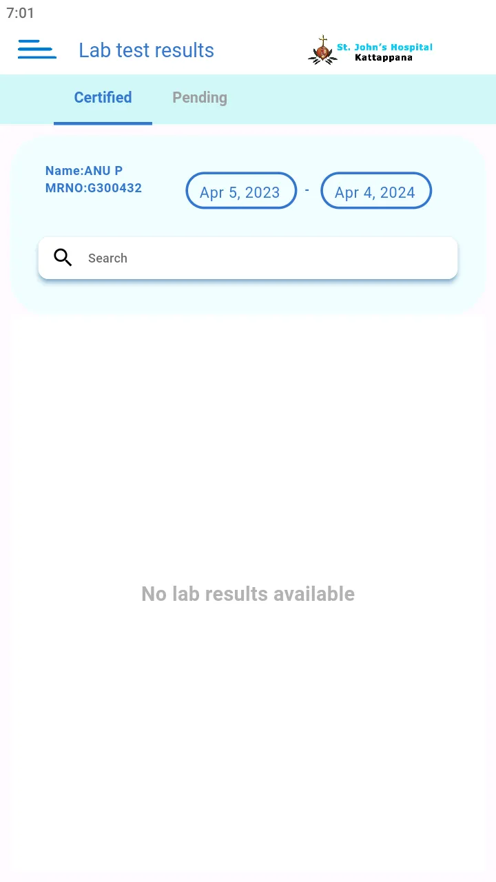St Johns Patient Portal | Indus Appstore | Screenshot