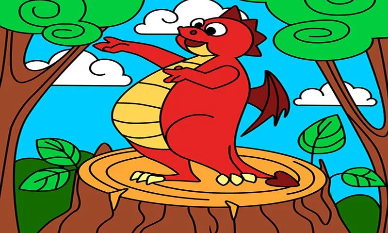 Drawing  for Kids - Dragon | Indus Appstore | Screenshot