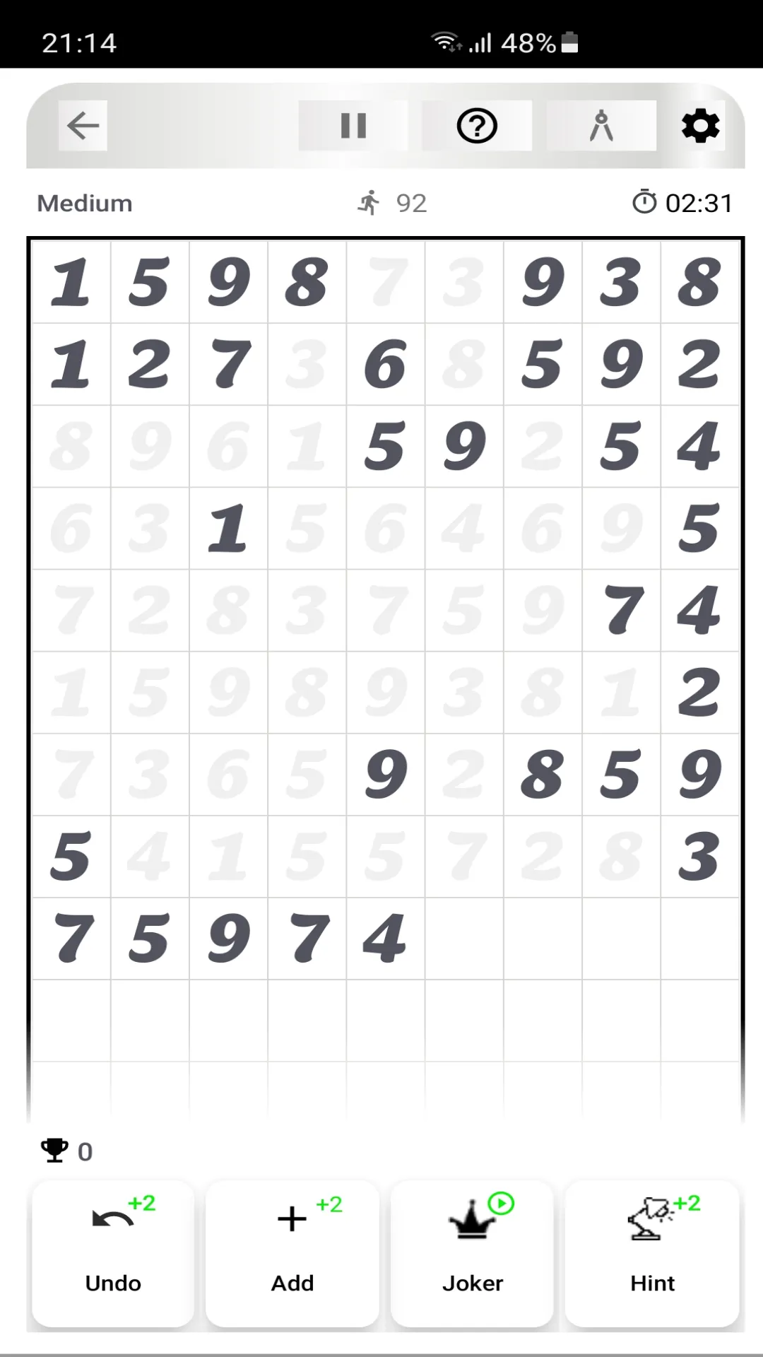 Numbers Puzzle | Indus Appstore | Screenshot