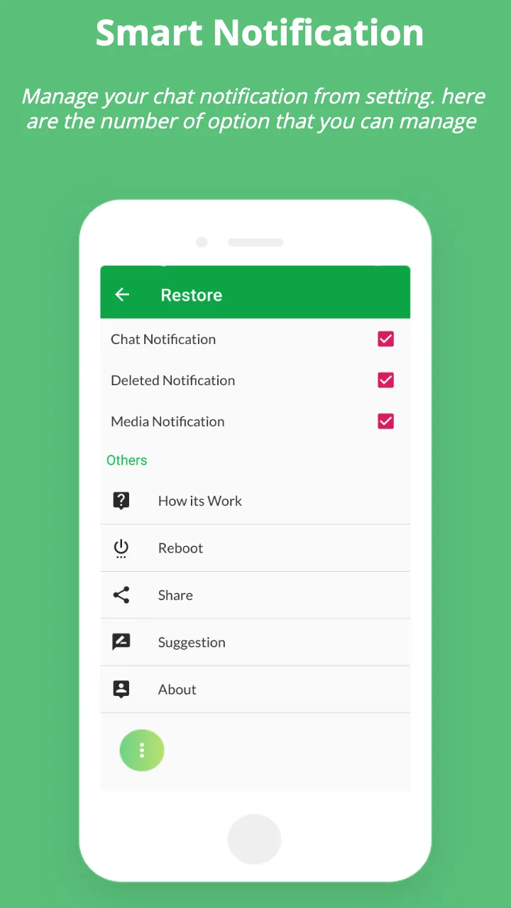 Restore : Recover Deleted mess | Indus Appstore | Screenshot