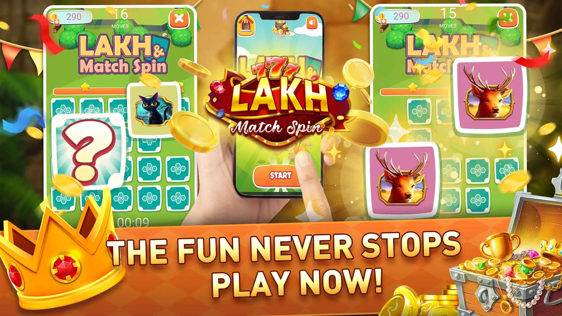 Lakh Match Spin | Indus Appstore | Screenshot
