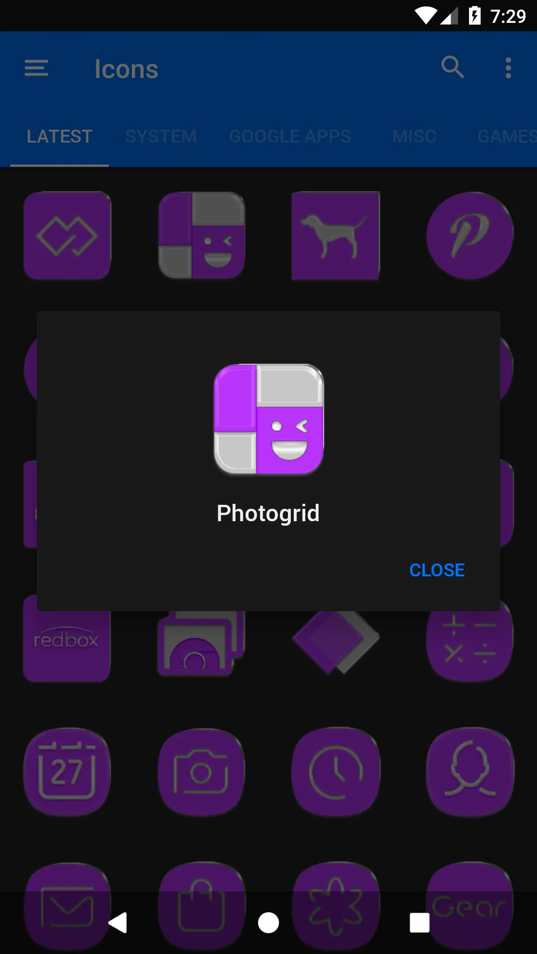 Bright Purple Icon Pack | Indus Appstore | Screenshot