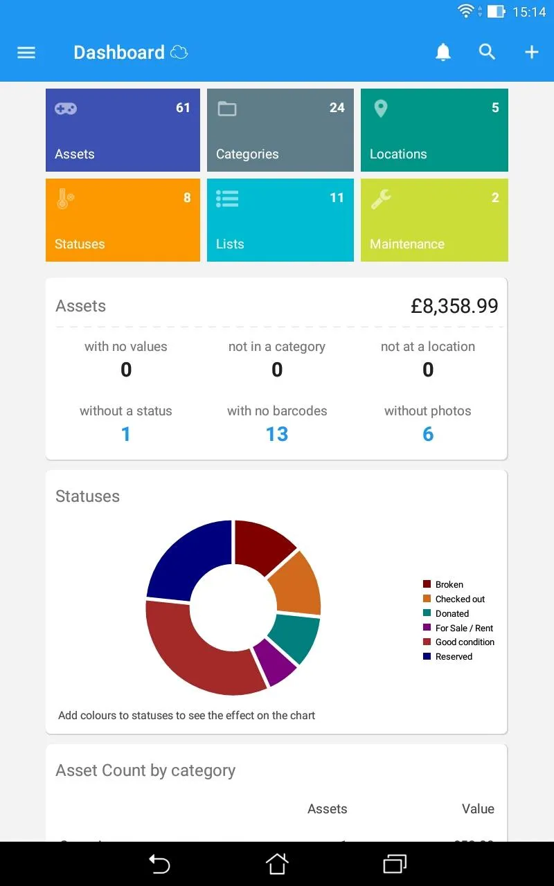 Asset Manager (Cloud) | Indus Appstore | Screenshot