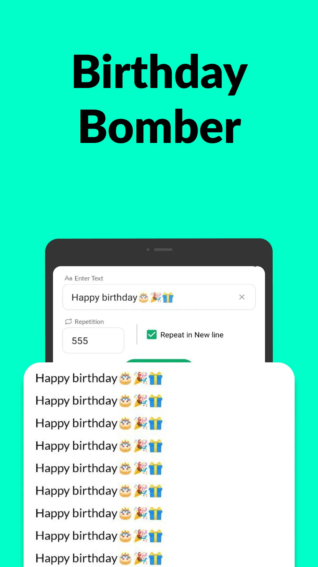 Text Repeater: Repeat Text 10K | Indus Appstore | Screenshot