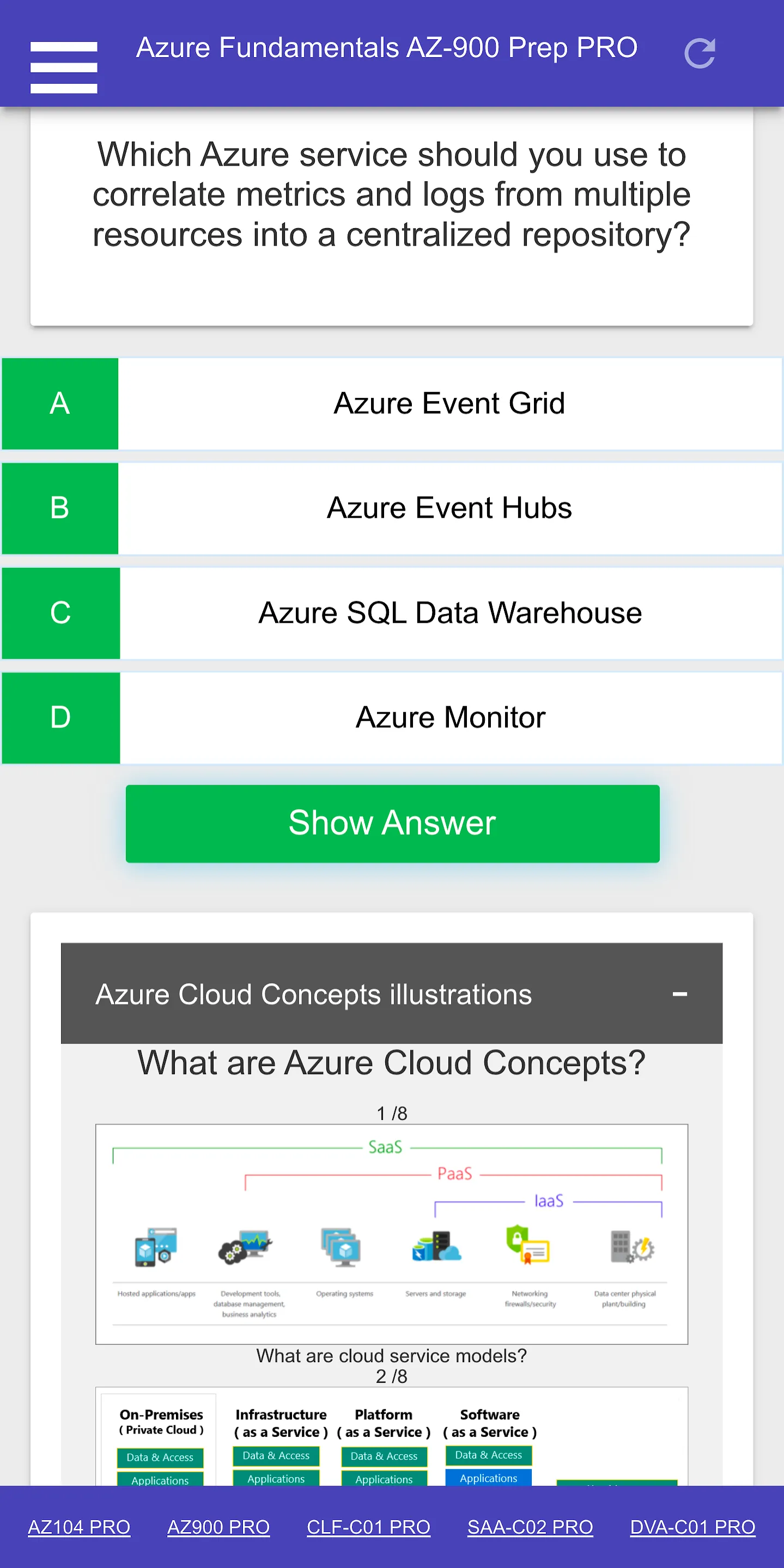 Azure AZ900 Fundamentals Certi | Indus Appstore | Screenshot