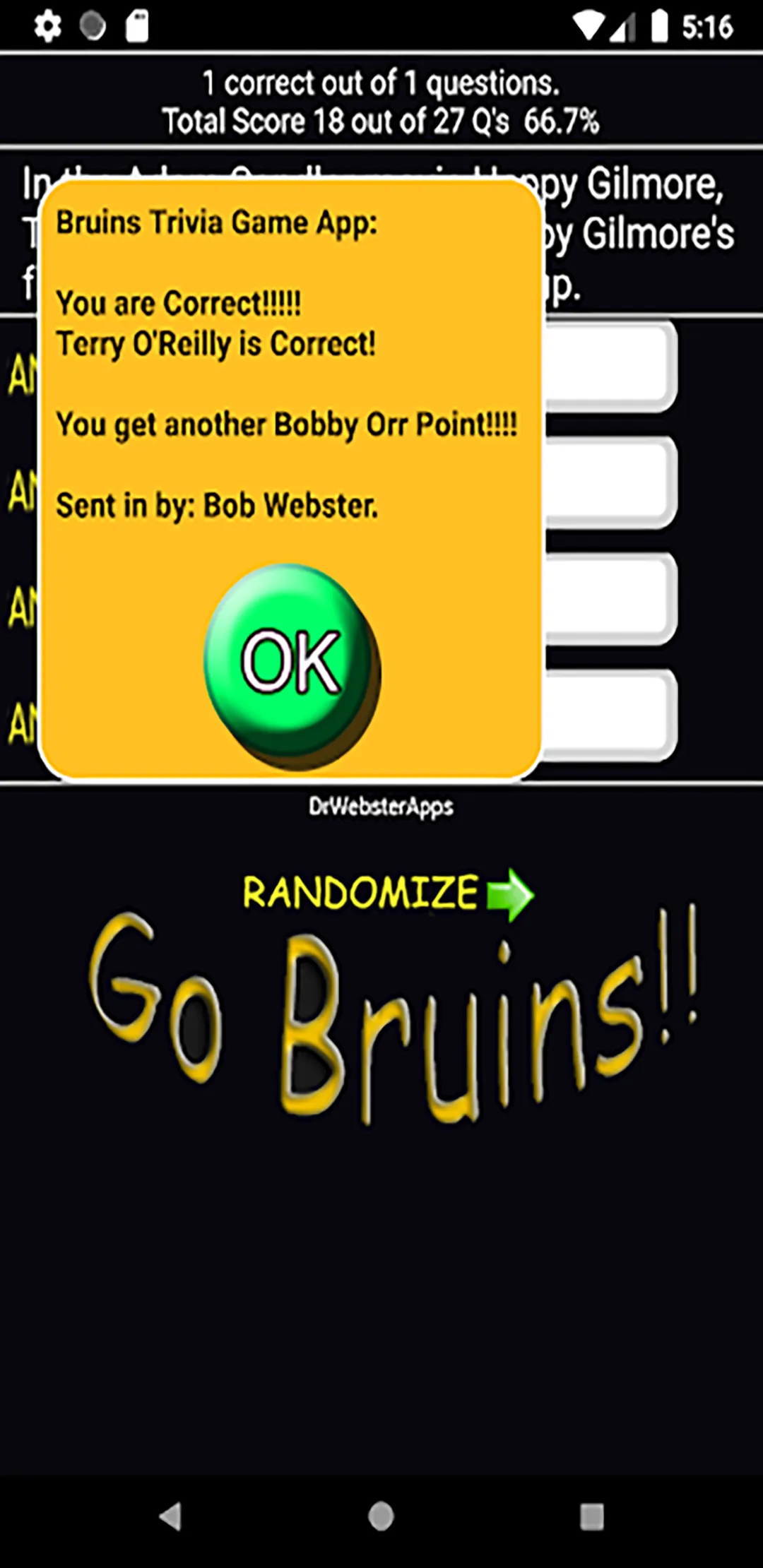 Trivia & Schedule Bruins Fans | Indus Appstore | Screenshot