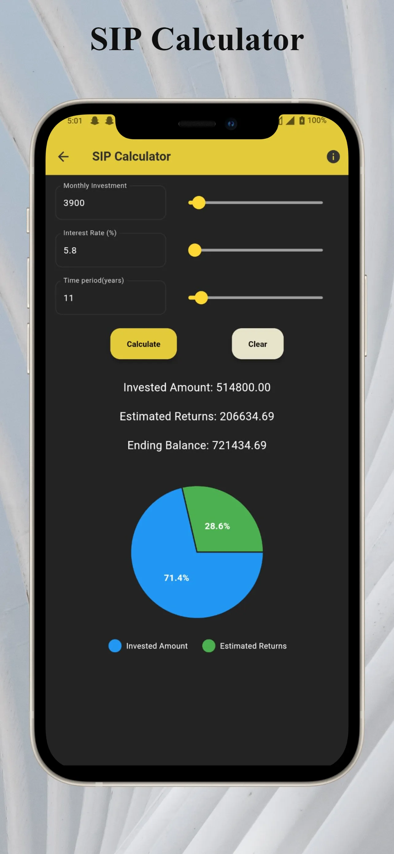 Compound Interest Calculator | Indus Appstore | Screenshot