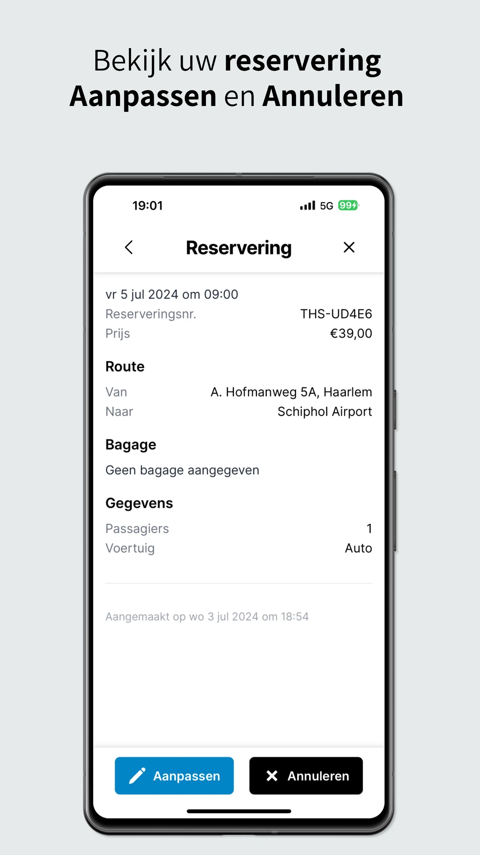 Taxi Haarlem Service | Indus Appstore | Screenshot